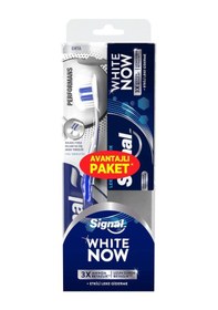 Resim White Now Diş Macunu Lekesiz Temizlik 50 Ml. + Signal Performans Diş Fırçası Orta 