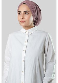 Resim Hürrem Bone Violet Drapeli Salaş Tesettür Bone Sandy Büzgülü 2315 21 Violet 