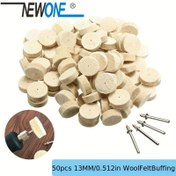 Resim 50 adet 13mm Yün Küçük Silindirler + 4 adet Yün Bağlantı Çubukları 