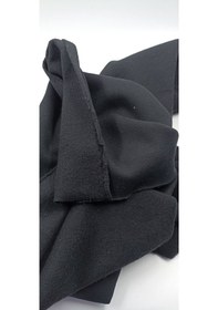 Resim Siyah Üç İplik Şardonlu Penye Kumaş 