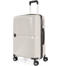 Resim Ççs 5239 Polipropilen 3 Lü Valiz Seti Beyaz-antrasit Beyaz - Antrasit 