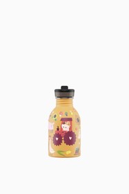 Resim Kids Bottle Farm Friends Pipetli Paslanmaz Çelik Çocuk Su Matarası 250 ml 