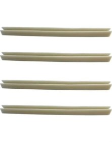 Resim Evefix 10 Adet Oluklu Kapı Altı Eşik Süngeri Soğuk Kesici Toz Rüzgar Önleyici Yalıtım Sağlayan Strafor 