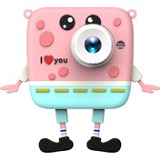 Resim Mmctech Mini 1080p Hd Kamera Silikon Korumalı Kılıflı Çocuklar Için Dijital Fotoğraf Makinesi 