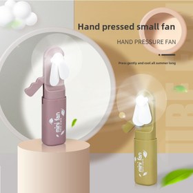 Resim 1 adet Macaron Renk Küçük Fan, 4 Renk Seçeneği, Yaz Katlanabilir Fan, Çantada Taşınabilir, Elektrik Gerektirmez, Manuel Basın Tipi, Sizi Serin Yazlara Taşıyacak, İdeal Yaz Hediyesi 