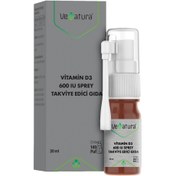 Resim VENATURA Vitamin D3 600 IU Sprey Takviye Edici Gıda 20 ml 