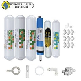 Resim Pemax Water Solutions Purefer Kapalı Kasa Su Arıtma Cihazlarına Sertifikalı 6'lı Pallas Mebran B12 Alkalili 