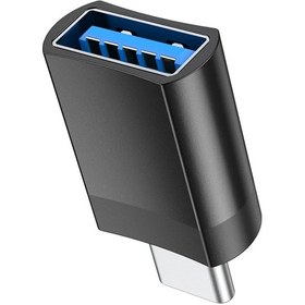 Resim Hoco. Ua17 Tak Çalıştır Type-c To Usb 3.0 Dönüştürücü - Siyah 