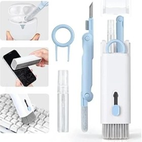 Resim Newstore Home Çok Fonksiyonlu 7in1 Kulaklık Klavye ve Ekran Temizlik Kiti Temizleyici Kit 7 In 1 Temizleme 