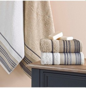 Resim Taç Casual Pamuk Bornoz Set Bej S/m 000000001500215667 Bej 