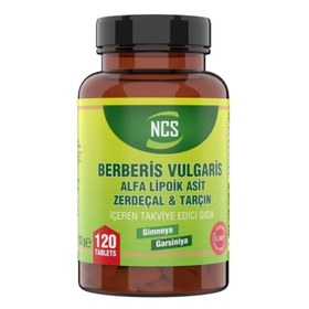 Resim NCS Berberis Vulgaris Alfa Lipoik Asit Zerdeçal Tarçın 120 Tablet 