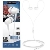 Resim EGstore L29 Platoon Bass Earphones Kulaklık Beyaz 