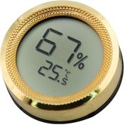 Resim Çelik Hygrometer Dijital Puro Kutusu Sıcaklık ve Nem Ölçer Ra53sr Falconetti