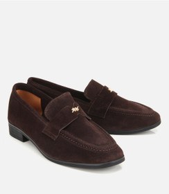 Resim Hotiç Kadın Süet Deri Kahverengi Yumuşak Dokulu Klasik Loafer 01ayh312410a480 01ayh312410a480 Kahverengi 