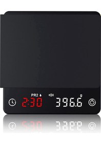 Resim Mini Akıllı Mutfak Terazisi Tartım Hassas Dijital Terazi Espresso Siyah 