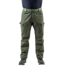 Resim İçi Polarlı Softshell Pantolon - Su Rüzgar Geçirmez - Savage - Haki - 54 