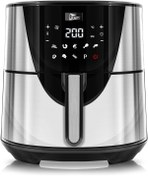 Resim Uten Store Uten 7,5 l Airfryer XXL sıcak hava fritözü, dijital LED dokunmatik ekranlı 