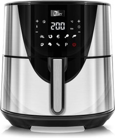 Resim Uten Store Uten 7,5 l Airfryer XXL sıcak hava fritözü, dijital LED dokunmatik ekranlı 