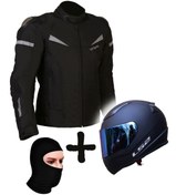 Resim LS2 Prohel Colombıa Mont Siyah+ Rapid Mat Siyah Kask+prohel Balaklava Yazlık 