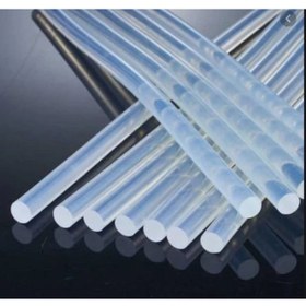 Resim Kezban Tekstil Ince Silikon Çubuk Sıcak Silikon Tabanca Mumu Seffaf Silikon Mumu 10 Adet 