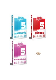 Resim 5. Sınıf Benim Fasikülüm Matematik Türkçe Ve Sosyal Bilgiler 3lü Set + Telefon Standı 