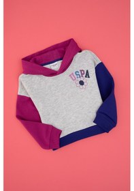 Resim U.s. Polo Assn. Kız Çocuk Fuşya Sweatshirt 50317905-vr023 Fusya 