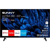 Resim Sunny SN65FMN252 Frameless 65" 164 Ekran 4K WebOS 2.0 Smart Wi-Fi LED TV 
