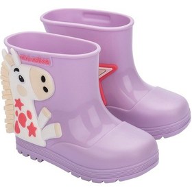 Resim Mini Melissa Welly Wonderland Kız Çocuk Yağmur Çizmesi Lila 