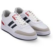 Resim Slazenger Comfort Taban Bağcıklı Günlük Sneaker Beyaz-Lacivert Kadın Spor Ayakkabı 