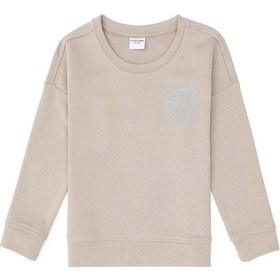 Resim U.S. Polo Assn. Kız Çocuk Taş Bisiklet Yaka Basic Sweatshirt 50296391-VR049 