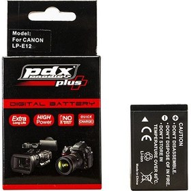 Resim Canon LPE12 Batarya Pil 1300mAh 100D, EOS M50, EOS M100 ve POWERSHOT SX70 HS 