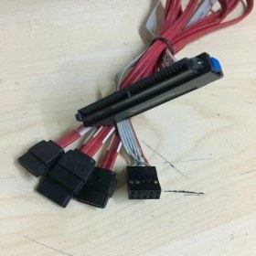 Resim 32 Pin Sas To 4 Sata 7 Pin + 9 Pin SFF-8484 