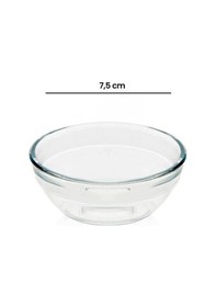 Resim Vidrex Cam Kase - Şeffaf - 7,5 Cm Şeffaf 