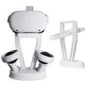 Resim JYS JYS-OC002 Oculus Quest 2 VR Kulaklık Denetleyici Tutucu Beyaz 