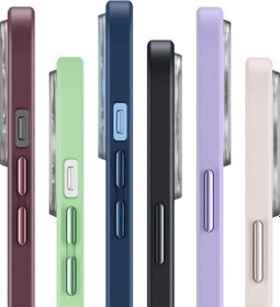 Resim iPhone Uyumlu 12 Pro Max Kılıf Magsafe Kamera Lensli Kenar Renkli 