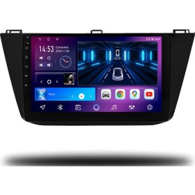 Resim Carplayer Volkswagen Tiguan 2017-2020 Uyumlu Android Multimedya 6gb Ram 128gb Hafıza 