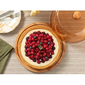 Resim WLLN Swan Kek Fanusu 29 cm Amber 