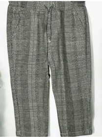 Resim Nanica Kids Erkek Çocuk Beli Lastikli Desenli Yumuşak Dokulu Pantolon-15721 Haki 