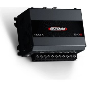 Resim Özgürce Mini 4 Kanal Amfi SD400.4 Evo 6 2ω 4X100 Rms 4ω 4X66 Rms 