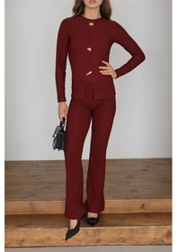 Resim Ottoman Alt Üst Takım Bordo Pt510442 Bordo 
