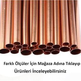 Resim 12 Mm Bakır Boru Saf Iç Çap 11 Mm 50 Cm 478742482 