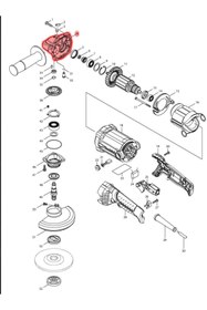 Resim Nesta Makita Ga5010 Dişli Yuvası Ürün Kodu 318158-4 