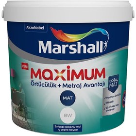 Resim Marshall Maximum Mat Cesur Toprak 2,5 LT Boya 