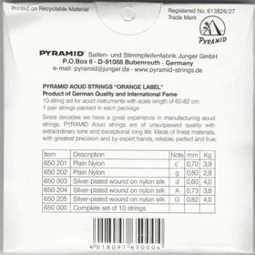 Resim Profesyonel Arap - Suriye İçin Profesyonel Pyramid Ud Teli YPSO-650 - 1 Paket 