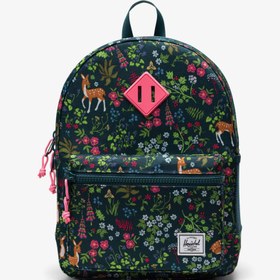 Resim Herschel Heritage Woodland Çocuk Yeşil Mini Sırt Çantası 