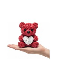 Resim Mey İthalat 10 Cm 3d Kalp Tutan Ayıcık Dekoratif Sevgililer Günü Hediyesi 