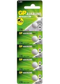Resim Gp Gpa76-c5 Lr44 5'li Düğme Pil 