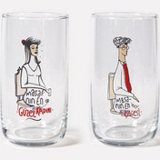 Resim Masanın Enleri Rakı Suyu Bardağı 2’li Set 