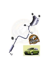 Resim Fiat Palio 1.4 / 1.6 Uyumlu Komple Egzoz Takımı Susturucu Eksoz 2001 Ve Sonrası 