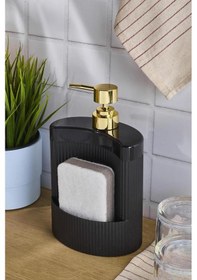 Resim Perotti Montana 16509 Oval Sıvı Sabunluk Siyah 540 ML Siyah 